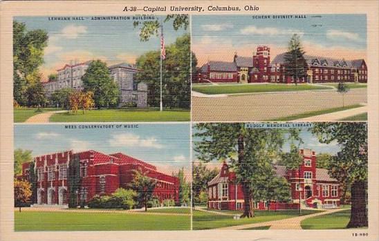 Ohio Columbus Capital University Multiples 1941