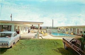 FL, Panama City, Florida, Catalina Court, 1970s cars, Dexter Press No. 26591-C