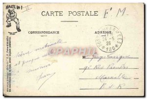 Old Postcard Army In The juice inside