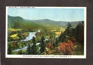 NH Pemigewasset Valley Parker's Ledge Woodstock New Hampshire Postcard