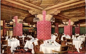 Postcard Dining Room at Hotel La Salle in Chicago, Illinois
