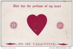 Valentine's Day Beautiful Embroidered Red Heart