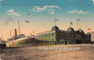 Merchants & Miners Ships & Dock - Baltimore, Maryland MD  