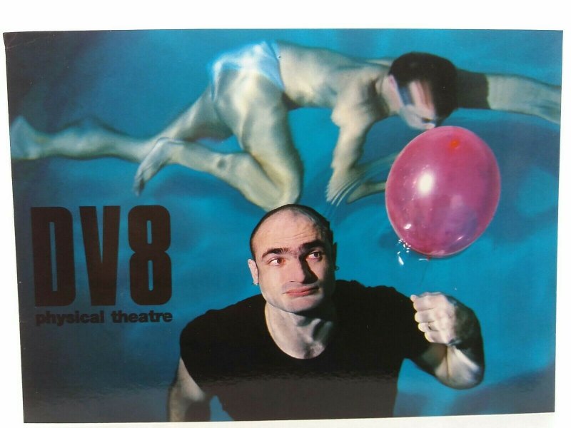 DV8 Physical Theatre The Happiest Day of My Life Advertising Postcard Manchester