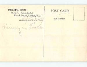 1920's IMPERIAL HOTEL London England UK F6658