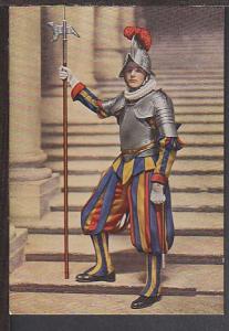 Swiss Guard Vatican City Postcard BIN 1124