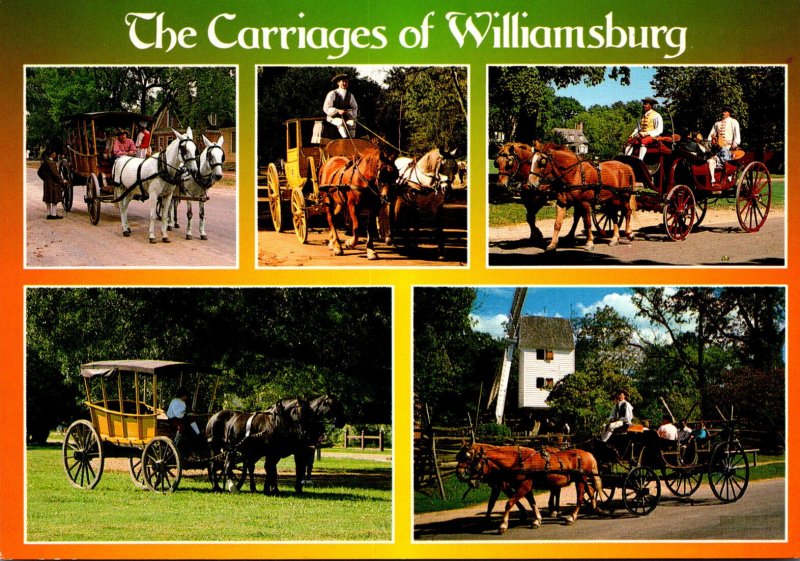 Virginia Williamsburg The Colonial Carriages