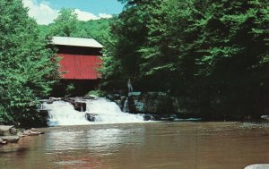 Vintage Postcard 1965 Packsaddle Bridge near Johnburg Pennsylvania PA
