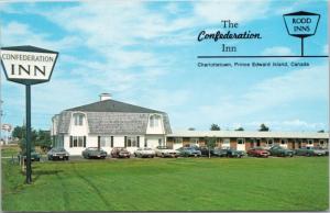 The Confederation Inn Charlottetown PEI Prince Edward Island Rodds Postcard E21