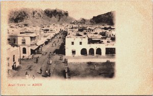 Yemen Arab Town Aden Vintage Postcard C126