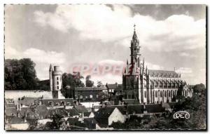 Old Postcard Chateauneuf Sur Cher The Basilica Of Our Lady Of Children And La...