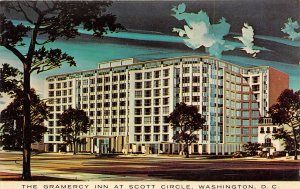 Washington DC 1960s Postcard Gramercy Inn Motel