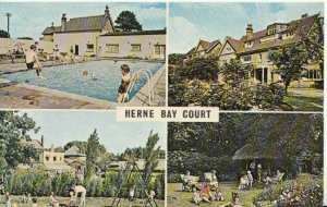 Kent Postcard - Views of Herne Bay Court - Ref 2417A