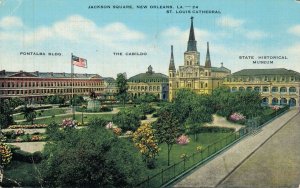 USA Louisiana New Orleans Jackson Square St Louis Cathedral 07.02