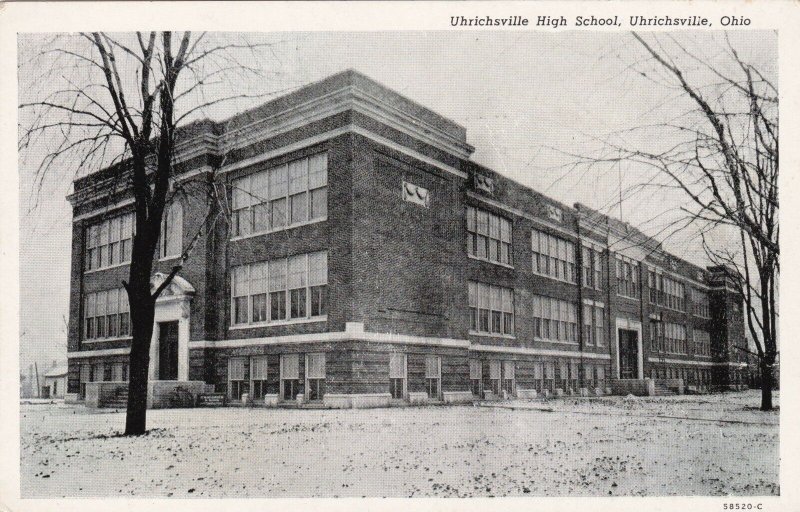 Ohio Uhrichsville High School Curteich sk974 United States Ohio Other, Postcard / HipPostcard