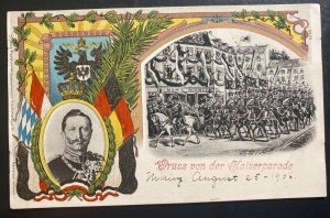 Mint Germany  Picture Postcard Kaiser Wilhelm Parade