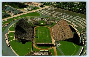 JACKSON, MS ~ Football Game MISSISSIPPI MEMORIAL STADIUM c1950s-60s   Postcard