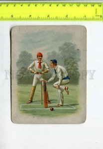 298871 Jewish theme Cricket ADVERTISING lithography card