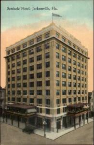 Jacksonville FL Seminole Hotel c1910 Postcard