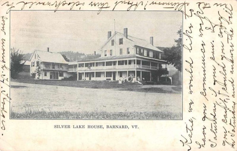 Barnard Vermont Silver Lake House Vintage Postcard AA9240 United