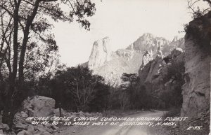 New Mexico Coronado National Forest Cave Creek Canyon 1947 Real Photo