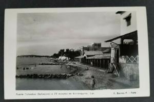 Mint Puerto Columbia Balneario Barranquilla Real Photograph Picture Postcard