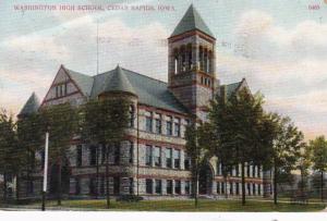 Iowa Cedar Rapids Washington High School 1912