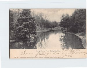 Postcard Lake in Forest Park, Springfield, Massachusetts