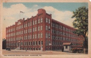 Postcard The Hanover Shoe Factory Hanover PA