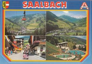 BF24975 saalbach gegen taischluss    austria   front/back image