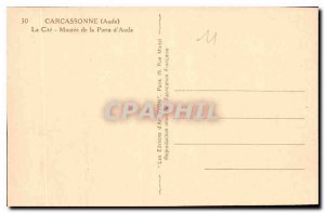 Old Postcard Cite in Carcassonne Montee the Porte d'Aude