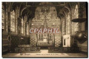 Postcard Old Bruges Interior of St Blood Chapel