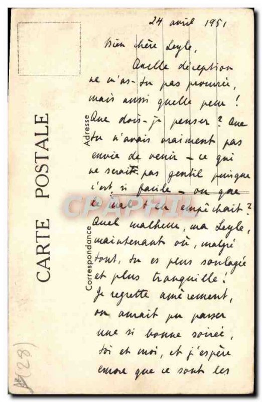 Old Postcard Correze Emulsion Scott Poisson Chartres Eure et Loir