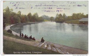 The Lake, Sefton Park, Liverpool, England, UK, PU-1909