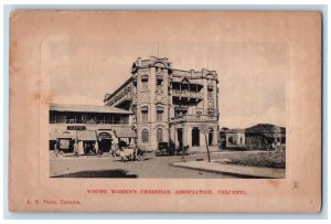 1911 Young Women's Christian Association Calcutta Kolkata India Antique Postcard