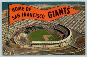 Postcard CA San Francisco Home San Francisco Giants Baseball Candlestick ParkX13