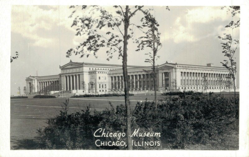 USA Chicago Museum Chicago Illinois RPPC 07.40