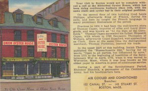 Union Oyster House Restaurant Boston Massachusetts 1950