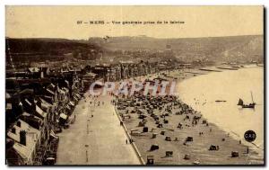 Old Postcard Mers General View from the cliff