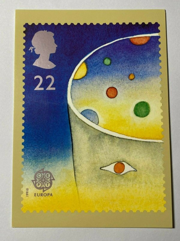 UNUSED ROYAL MAIL PHQ POSTCARD  - EUROPE IN SPACE  (KK3679) 