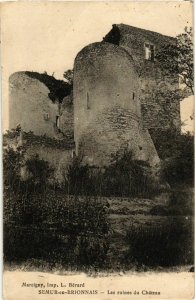 CPA Semur en Brionnais Les ruines du Chateau FRANCE (954798)