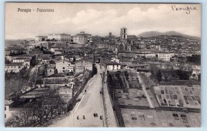 Panorama PERUGIA Italy Postcard