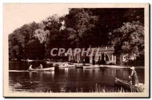 Old Postcard Lyon Park head of & # 39or Embarcadere Lake