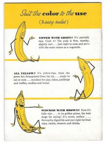 Meloripe Recipe Booklet Bananas Take a Bow Illustrated 