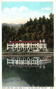 Vintage Postcard 1928 Lake Lure Inn In Land Of The Sky Lake Lure North Carolina
