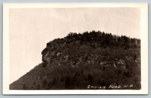 RPPC The Indian Head  White Mountains of   New Hampshire Postcard