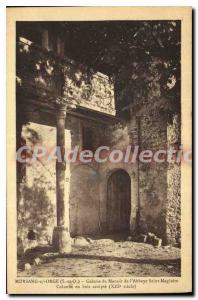 Old Postcard Orge Morsang S S and O Gallery Manoir de l'Abbaye Saint Magloire...