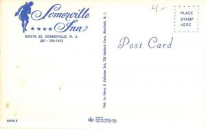 Somerville New Jersey Inn Street View Vintage Postcard K45818