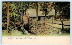 NEW LONDON, CT Connecticut~ OLD TOWN MILL ~ c1905 Rotograph  Postcard