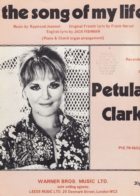 the song of my life petula clark